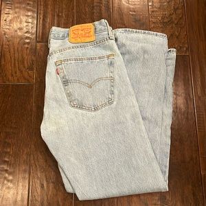 Levi’s button fly 501s, altered